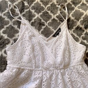 White Spaghetti Strap Dress